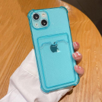 Glitter l&auml;bipaistev kaardiga telefoni&uuml;mbris iPhone 13 11 12 Pro Max Xs Max Xr Xs 13pro rahakoti pehmest silikoonist p&otilde;rutuskindel tagakaas For iPhone XS