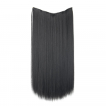 MISS WIG Naiste pikad sirged n&auml;htamatud juuksepikendused s&uuml;nteetilisest kiust naturaalsest juuksen&ouml;&ouml;rist igap&auml;evaseks kandmiseks kasutatavad Cosplay juuksed 55 cm