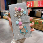 Bling Crystal Diamond Rhinestone rahakoti&uuml;mbris iPhone 14 Pro Max 13 12 11 Xr Xs X 7 8 Plus Se 2022 kaartide Solt Glitter Cover jaoks for iPhone 13ProMax valge