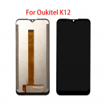 6,3-tolline LCD-ekraan OUKITEL K12 LCD-ekraanile puuteekraaniga digiteerimisanduri paneeli komplekti asendusosa must