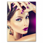 Moodne naiste ilusalong Pildid T&uuml;drukud Meik Seinakaunistus Maalimine Meigikujundus Kunst Moe Plakat ja Prindid HD0991 21x30cm no frame