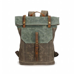 Europe Fashion Canvas nahast seljakotid meestele Suure mahutavusega reisip&auml;evakotid Vastupidav veekindel reisiseljakott roheline