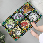 Anime Totoro No Face Man K&ouml;&ouml;kmatt Sissep&auml;&auml;s Uksematt Magamistuba Kodu P&otilde;randakaunistus Elutoa Vaip Esik 60x90cm