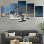 HD Star Trek plakat seinakaunistus Kosmoselaev &otilde;limaal L&otilde;uend ruumi sisekujundus Esteetiline tr&uuml;kitud l&otilde;uend seinamaalingud ruumi sisekujundus 40x60cm*2 40x80cm*2 40x100cm*1