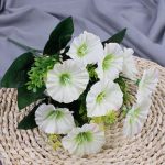 34 cm kunstlilled Fake Morning Glory kodukaunistus