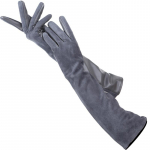 Lambanahast v&auml;rvi naiste kindad ehtne seemisnahk 50% ehtne nahk 50% Hoia soojas talvepikad kindad 2014 7.5 tumehall v&auml;rv