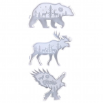 Vaigu 3D vorm-silikoonvormid Loomade epoks&uuml;valuvorm| DIY k&auml;sit&ouml;&ouml;vorm seinakattematerjalide jaoks