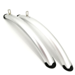 700C maantee jalgratta poritiib Fikseeritud k&auml;iguga jalgratas Retro jalgratta poritiivad City jalgratta poritiib must h&otilde;bedane jalgratas praktiline Silver 1pair white