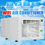220V 1100W Konditsioneer 24-tunnise taimeriga WiFi-kaugjuhtimispuldiga LED-juhtpaneel Lauakonditsioneer Kodu-kontori jaoks
