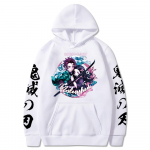 Anime Hoodies Demon Slayer Hoodie Oversize meeste dressipluusid Kapuutsiga dressipluusid Unisex tr&uuml;kitud pullover T&auml;navar&otilde;ivad meeste r&otilde;ivad XXXL