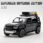 1:32 Scale Defender 2022 City ORV sulamist automudel, metallist m&auml;nguasjast metallist m&auml;nguasja sportautomudel, lastele kingitused 1/32-17x8x7cm roheline
