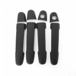 FOR 2004-2017 TOYOTA VIOS black Car Door Handle Cover Trim 2005 2006 2007 2008 2009 2010 2012 2013 2014 2015 2016 2017 single key hole