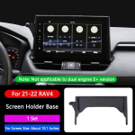 For Toyota RAV4 Dashboard Screen Frame Phone Holder Car Navigation Screen Phone Bracket Interior Accessory 8 inch 20 RAV4 8 inch A black