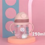 250 ml/350 ml beebipudelid joogitopsiga lutipudel &otilde;lgede gravitatsioonipalliga laia kaliibriga laste joogipiima veepudel 250ML lilla