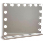 LED-lamp peegelmeigi jaoks &ndash; 15 LED-pirni, peegelmeigisein, USB-lamp peeglimeigi jaoks, lamp peegelmeigi jaoks 3 režiimis, peegelmeik, esilatern 46x58x10cm