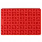 Koeraluu silikoonvormid mittenakkuvad suure mahutavusega toidukvaliteediga minivormid kummikommidele &scaron;okolaadikommidele oranž