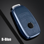 Ehtsast nahast alumiiniumist kaugjuhtimispuldiga auto v&otilde;tmehoidja korpuse kaanehoidja korpusega v&otilde;tmehoidja Mercedes Benz ACE CLA CLC CLS GLA GLS klassi jaoks