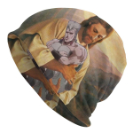 Jojos veider seiklus Polnareff Jesus Slouchy Beanie M&uuml;tsid Naiste Unisex Mood Kudumine Skullies Beanies M&uuml;tsid v&auml;lisuusatamiseks Skullies Beanie Hat
