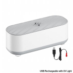 Ultraheli puhastusmasin 45000 Hz k&otilde;rgsageduslik vibratsioonipesu puhastusvahend ehete prillide pesemiseks kellas&otilde;rmuse hambaproteeside puhastaja USB Rechargeable