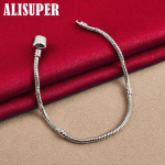 925 Sterling H&otilde;bedast ussiketi k&auml;ev&otilde;ru ehted 20cm