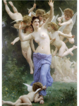 Kunstnik William Bouguereau Klassikaline kunstiteos Plakat L&otilde;uend &Otilde;limaal Naise kujuline seinakunst elutoa kodukaunistamiseks 70x120cm No Fram
