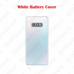 Tagumise klaasi vahetus Samsung Galaxy S10e SM-G970 G9700 aku tagaukse kate koos kaamera raami objektiivi kleebisega CE battery coverBTQ