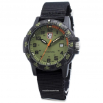 Luminox nahkselga merikilpkonn XS.0337 kvartsist meeste k&auml;ekell roheline