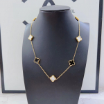 Lucky neljaleheline k&otilde;rgekvaliteedilisest titaanist terasest kaelakee