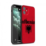 GX16 Albaania Albaania lipp silikoonist pehme &uuml;mbris iPhone 13 12 Mini 11 Pro XS Max XR X 8 7 6 6S Plus 5 5S SE 2020 jaoks iPhone 5 5s SE