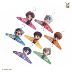 BTS (BangTan Boys) TinyTAN Hanger_Premium 7 t&auml;hem&auml;rgi t&auml;iskomplekt, ametlik, originaalne, autentne, K-POP, iidol