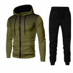 S&uuml;gistalvine spordidress Meestele Lukuga UP auguga kapuutsiga 2-osalised komplektid Meeste varustus &Uuml;likond Meeste Fliis Sport-Hoodie Dressip&uuml;ksid Kaheosalised komplektid M