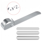 K&auml;ev&otilde;ru painutusvarda komplekt koos 3 tk roostevabast terasest k&auml;ev&otilde;ru toorikuga &ndash; t&ouml;&ouml;riist metallist stantsitud tooriku k&auml;ev&otilde;rude painutamiseks ja k&auml;ev&otilde;ru ehete valmistamiseks.