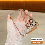 Luksuslik elektroonikaga kaetud s&auml;delev telefoni&uuml;mbris iPhone'i 11 15 12 13 14 Pro Max kaitsekesta jaoks, l&auml;bipaistev p&otilde;rutuskindel kate iPhone 15 Pro Max must