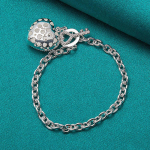 925 Sterling h&otilde;bedane s&uuml;dameripatsiga k&auml;ev&otilde;ru v&otilde;tmepandlaga naiste pulmapeo moeehted 20cm