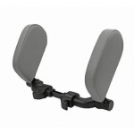 Autoistme peatoe reisitugi kaelapadja tugilahendus lastele ja t&auml;iskasvanutele lastele auto istme peapadjaga auto pruun