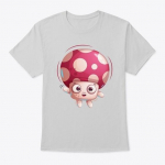 Mushroom Wavey Standard Unisex T-s&auml;rk S