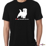 I Love My Norfolki terjer Unisex T-s&auml;rgid S