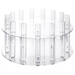 L&auml;bipaistev akr&uuml;&uuml;list tordialus Elegantne torudega magustoidustend Lillekoogi keskosa pulmapeo jaoks 20cm