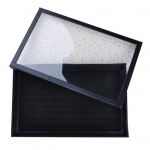 100 pesaga k&otilde;rvar&otilde;ngakarp, kriimustusvastane laialt avanev praktiline suure mahutavusega kaelakee &uuml;mbris igap&auml;evaseks kasutamiseks must