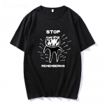 Radioheadi T-s&auml;rk Unisex STOP REMEMBERING Naljakas tr&uuml;kis Suur 100% puuvillane Unisex T-s&auml;rgid Indie Rock Band Music T-s&auml;rgid Harajuku Topid Unisex T-s&auml;rk L