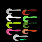 50 tk kalap&uuml;&uuml;gis&ouml;&ouml;t Pehme s&ouml;&ouml;t t&otilde;ukp&uuml;&uuml;gi mustpeade ristnokk-s&auml;ga vales&ouml;&ouml;t h&uuml;pikakna p&uuml;&uuml;girulli saba 6CM