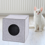 Hubane koobasvoodi v&auml;ikestele lemmikloomadele &ndash; kokkupandav ja pehme sisekennel must