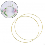 2pcs metal Rings Wreath Macrame Craft Hoops