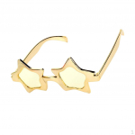 Uudsed s&auml;ravad kuldsed viiepunktit&auml;hekujulised p&auml;ikeseprillid lastele