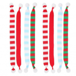 8 tk. Miniatuurne j&otilde;uluvana sall topitud karu multifunktsionaalne j&otilde;ulukaunistus veinipudelitele lemmikloomadele k&auml;sit&ouml;&ouml;