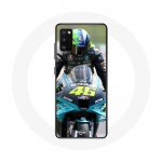 &Uuml;mbris Samsung Galaxy S20 pluss Valentino Rossi mootorratta v&otilde;idus&otilde;idujuhi 46 jaoks