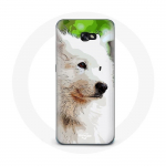 Valge &uuml;mbris Samsung Galaxy A3 2016 samojeedi koerale