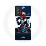 Coque Samsung Galaxy A33 5G Formule 1 Max Verstappen Pilote automobile F1 Bleu