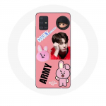 Coque pour Samsung Galaxy A71 BTS Bangtan Gar&ccedil;on BT21 Cooky Jungkook ARMY