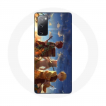 Coque pour Samsung Galaxy S20 FE Tanjiro Inosuke et Zenitsu Demon Slayer Kimetsu no Yaiba Anime Manga